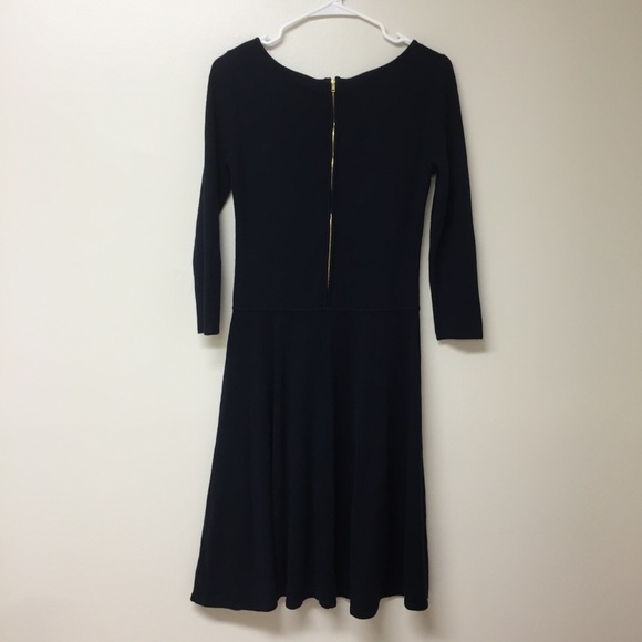 Talbots Navy knitted dress - Picture 2 of 4